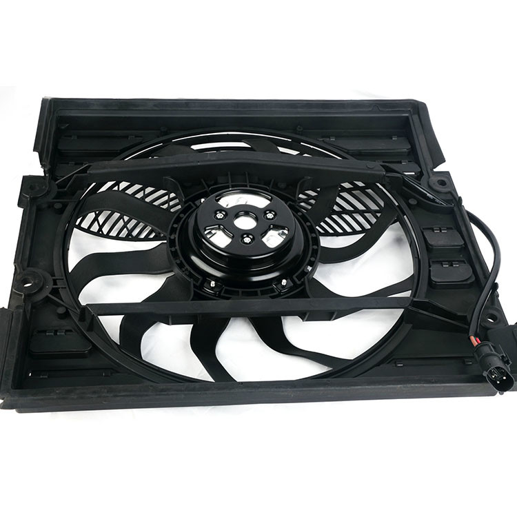 64546921383 400W Lắp ráp quạt tản nhiệt không chổi than 3 chân 4 chân với bộ điều khiển 1999-2003 Phù hợp với BMW 7 Series E38