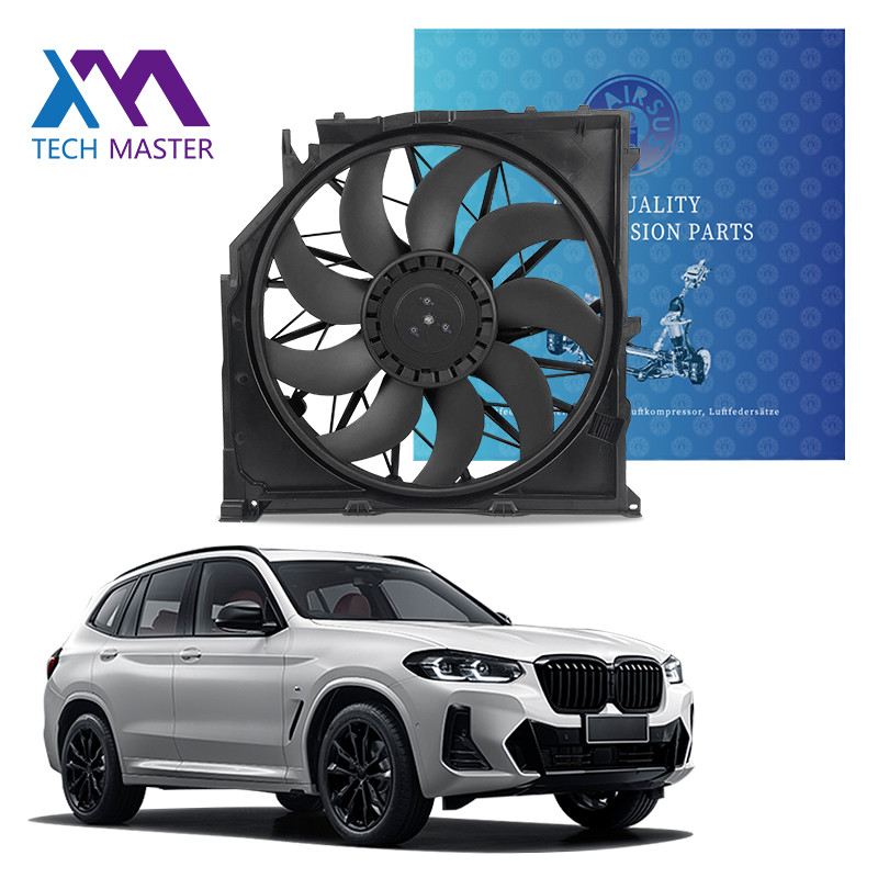 Ventilator làm mát xe hơi bằng nhựa hiệu quả với tùy chọn OEM cho BMW E83 Chứng nhận ISO TS15949