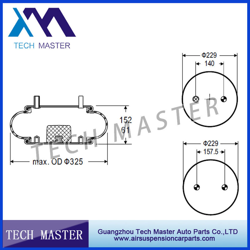 Lò xo một phần của xe hơi dành cho xe tải