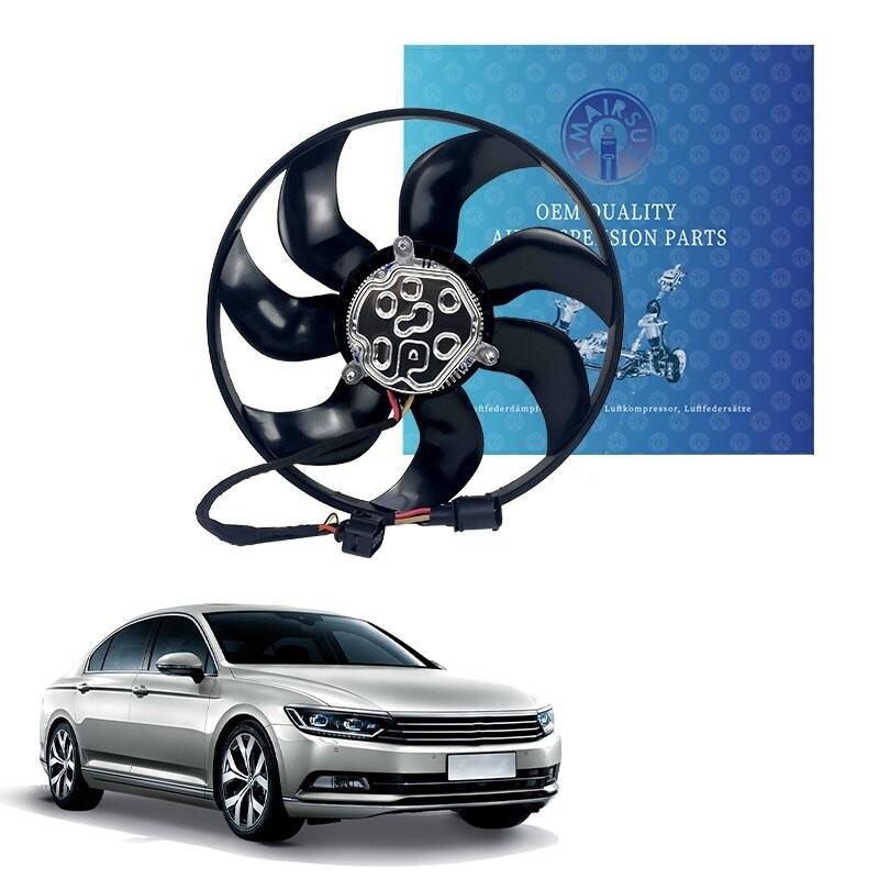 Ventilator làm mát xe ô tô cao su thép nhôm cho VW SHARAN 7N_ENGINE mới ISO TS15949 được chứng nhận